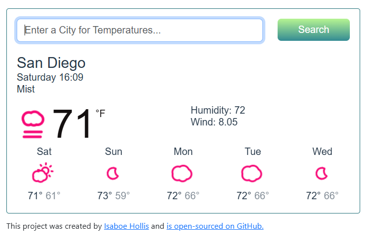 Weather Project Preview